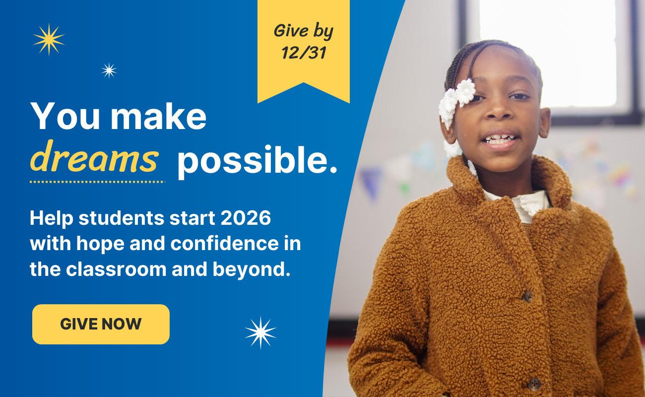 You make dreams possible! Give Now