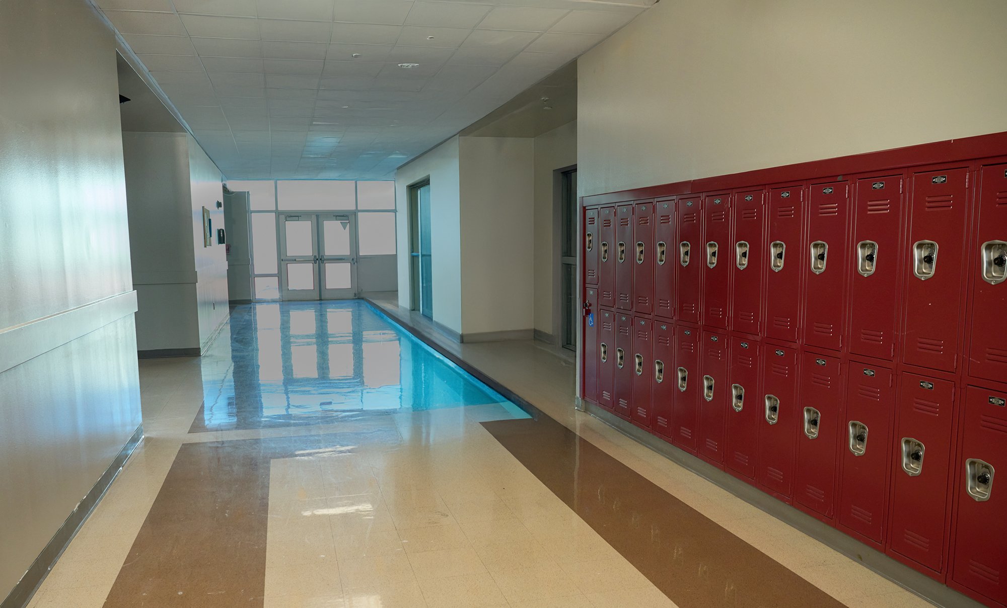School Hallway