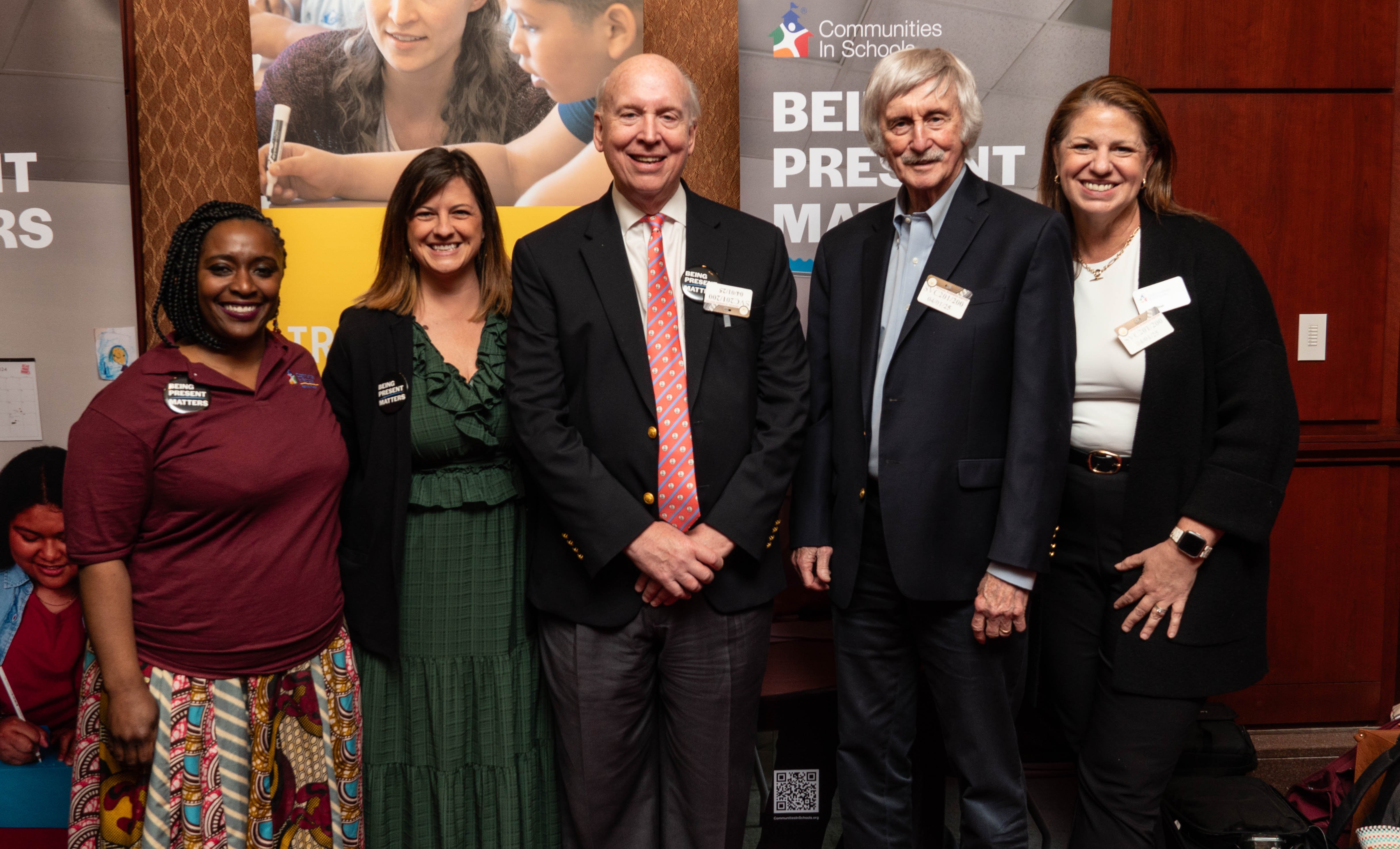 CIS Founder Bill Milliken with CIS supporters